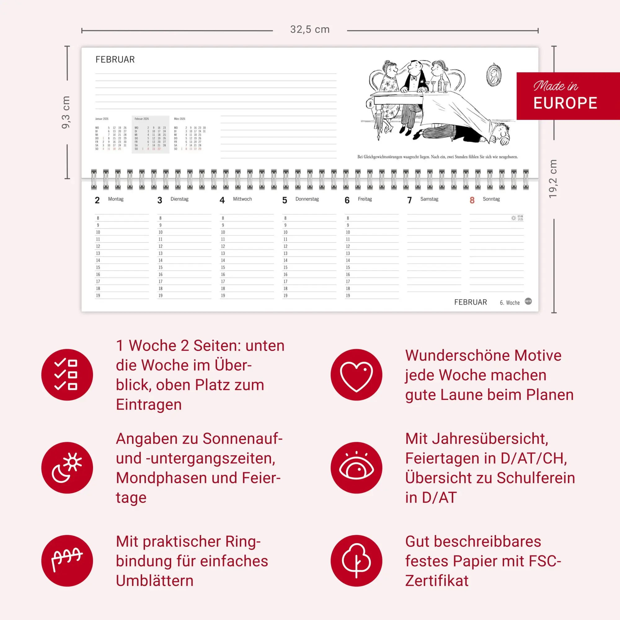 Bild: 9783756410286 | Loriot Büroplaner 2026 | Loriot | Kalender | Loriot Kalender Heye