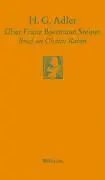 Cover: 9783835300286 | Über Franz Baermann Steiner | H G Adler | Taschenbuch | 80 S. | 2006