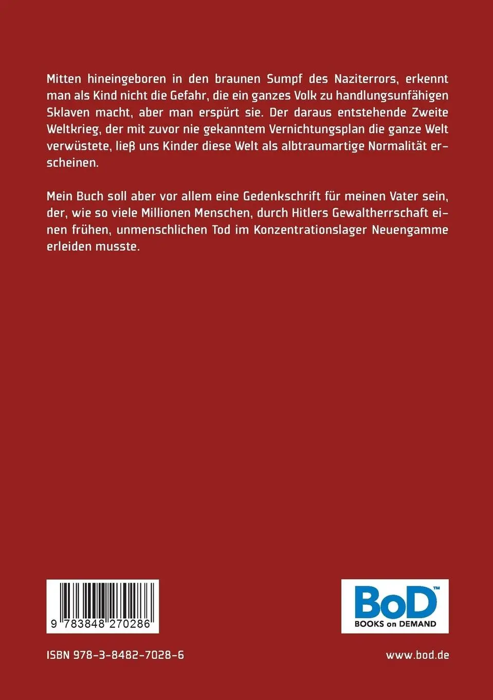 Rückseite: 9783848270286 | Lieder, bevor die Welt zerbrach | Kind sein im Dritten Reich | Buch