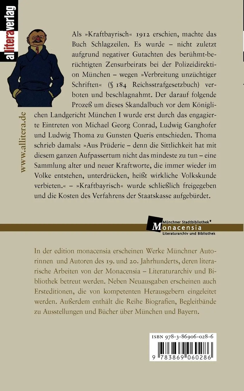 Rückseite: 9783869060286 | Kraftbayrisch | Georg Queri | Taschenbuch | 264 S. | Deutsch | 2010