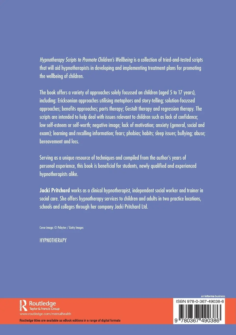 Rückseite: 9780367490386 | Hypnotherapy Scripts to Promote Children's Wellbeing | Jacki Pritchard