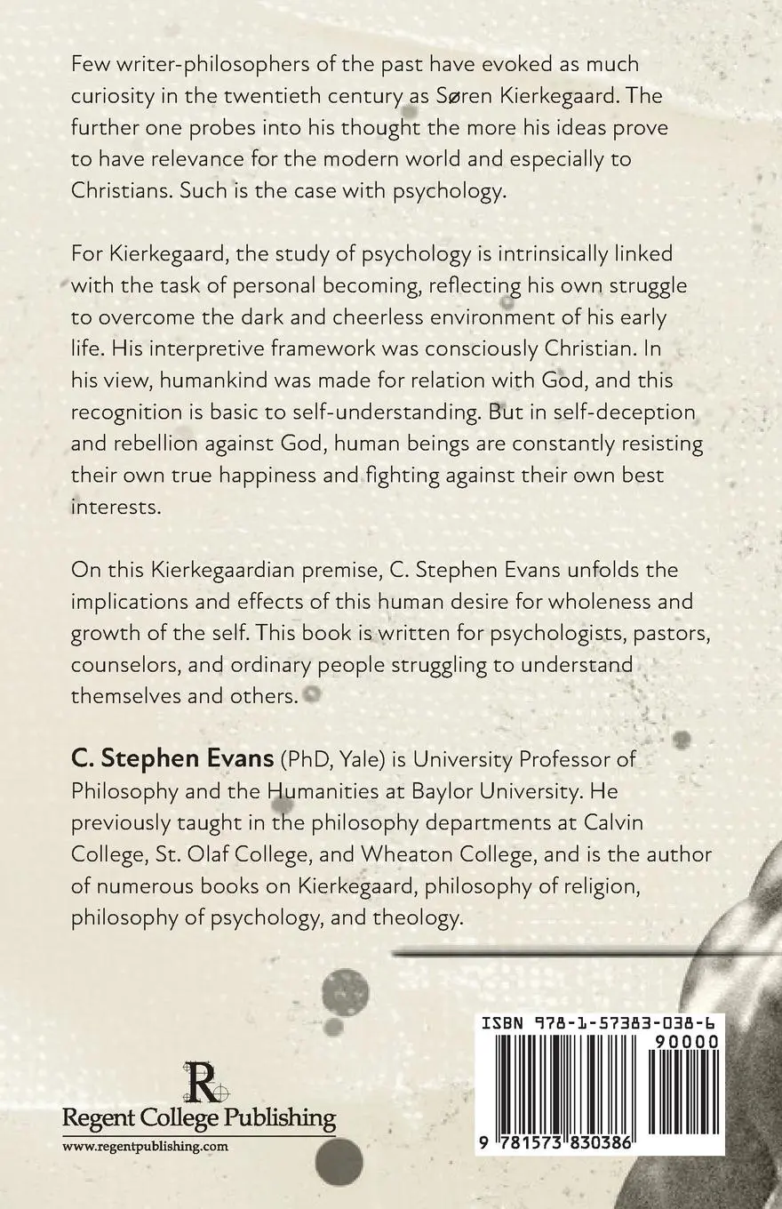 Rückseite: 9781573830386 | Soren Kierkegaard's Christian Psychology | C. Stephen Evans | Buch
