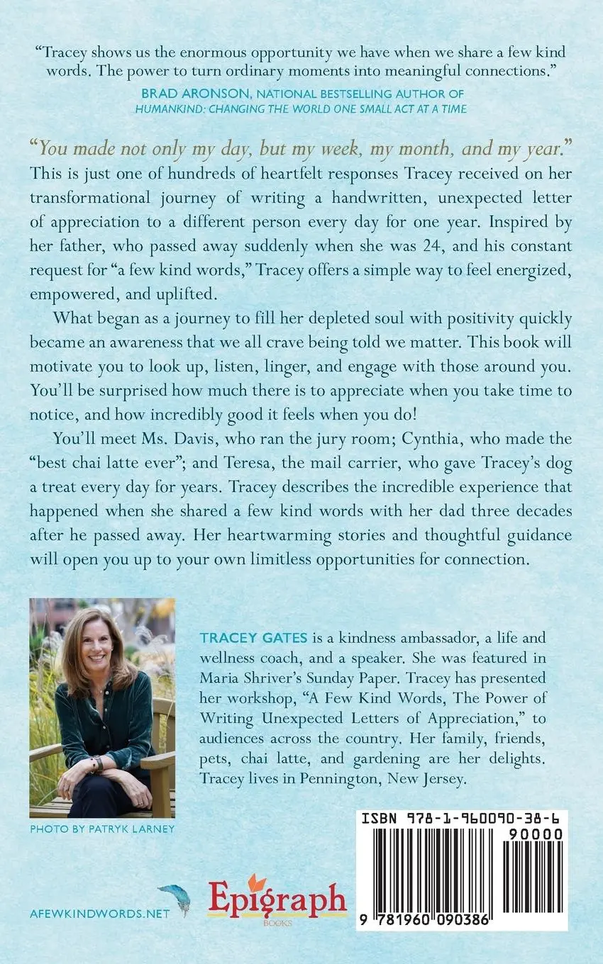Rückseite: 9781960090386 | The Power of a Few Kind Words | Tracey Willis Gates | Taschenbuch