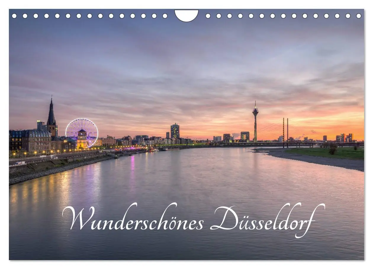 Cover: 9783435190386 | Wunderschönes Düsseldorf (Wandkalender 2025 DIN A4 quer), CALVENDO...