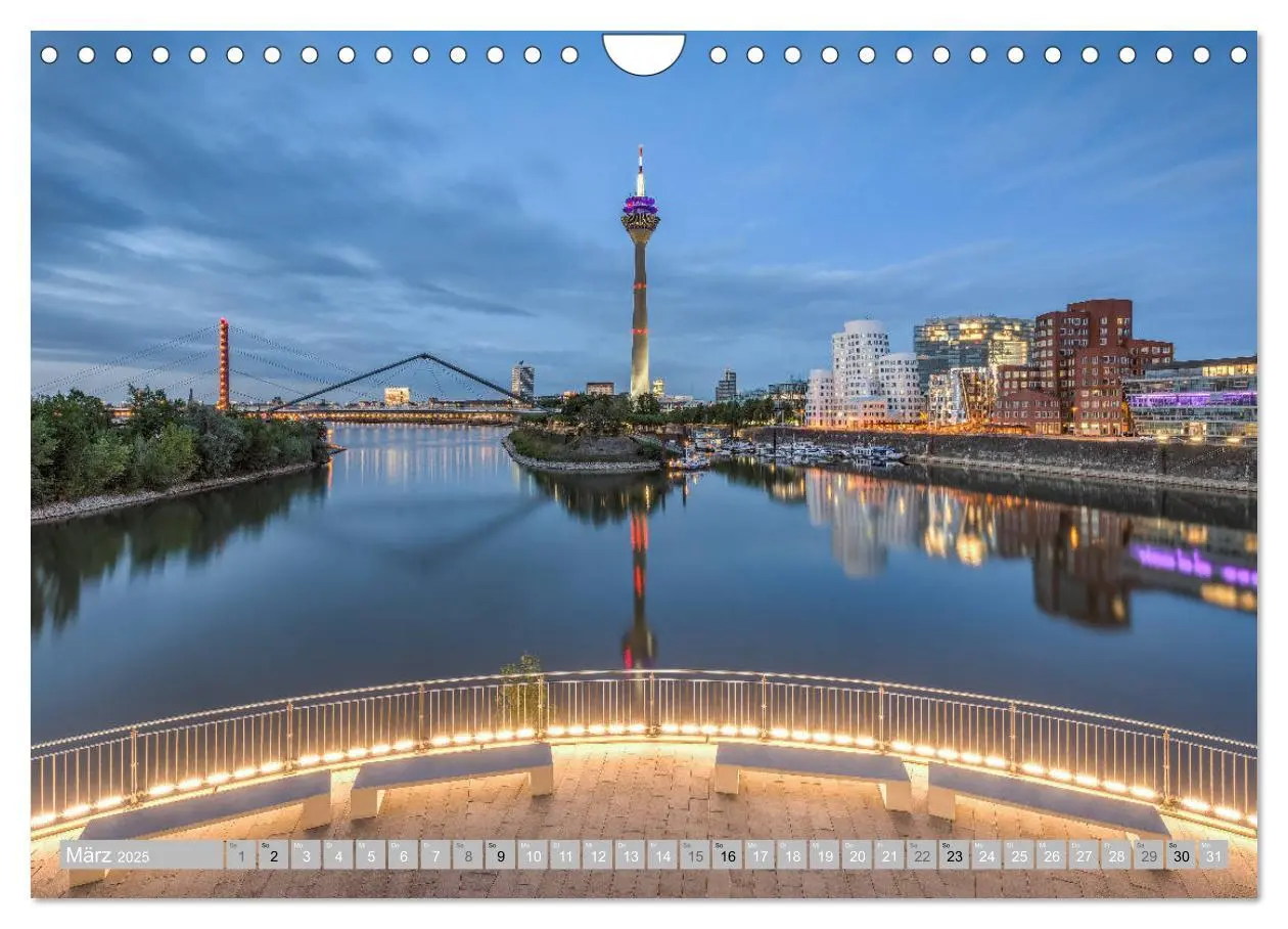 Bild: 9783435190386 | Wunderschönes Düsseldorf (Wandkalender 2025 DIN A4 quer), CALVENDO...