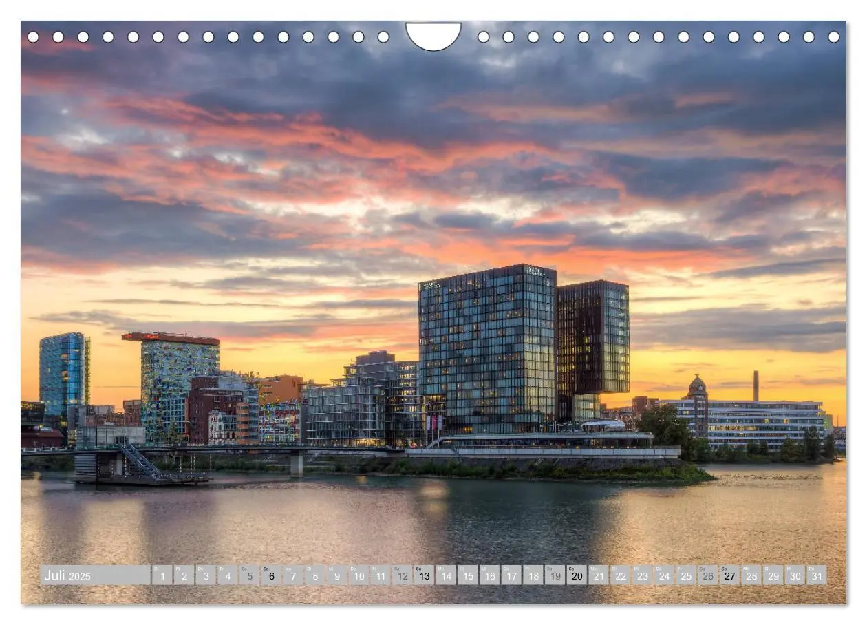 Bild: 9783435190386 | Wunderschönes Düsseldorf (Wandkalender 2025 DIN A4 quer), CALVENDO...