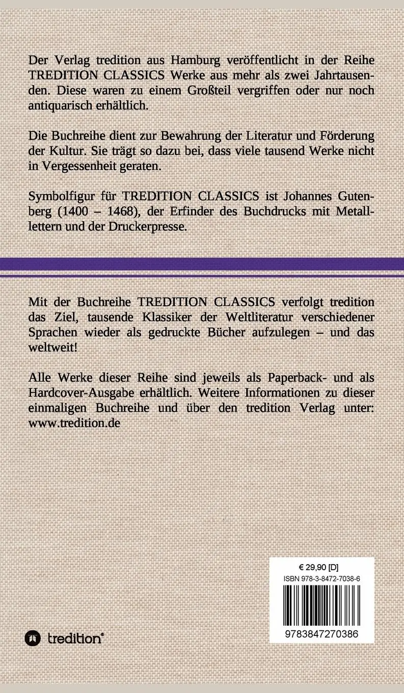 Rückseite: 9783847270386 | Das Bildnis des Dorian Gray. Übersetzt von Lachmann und Landauer