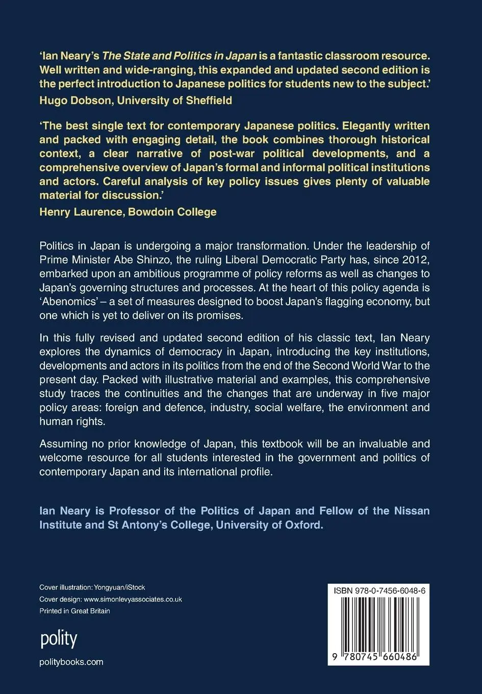 Rückseite: 9780745660486 | The State and Politics In Japan | Ian Neary | Taschenbuch | 320 S.