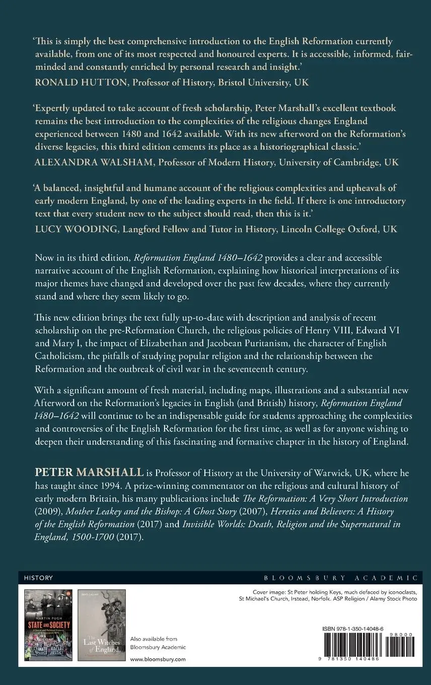 Rückseite: 9781350140486 | Reformation England 1480-1642 | Peter Marshall | Buch | Gebunden