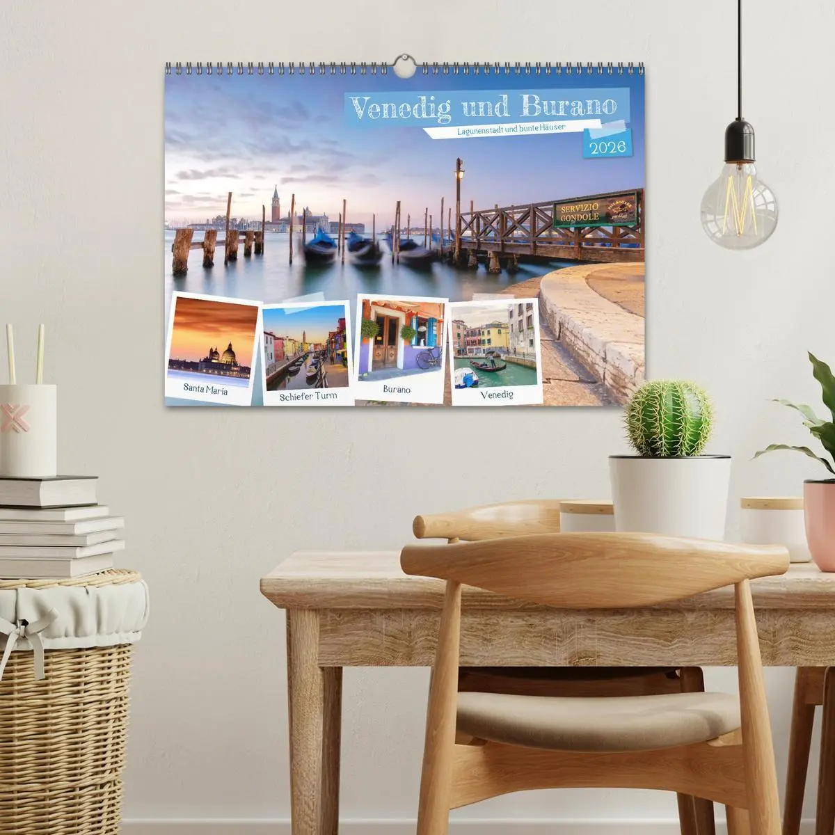 Bild: 9783457580486 | Venedig und Burano - Lagunenstadt und bunte Häuser (Wandkalender...