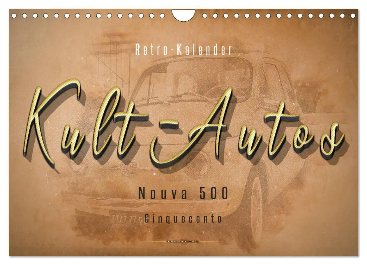 Cover: 9783457720486 | Kult-Autos, Nuova 500 (Wandkalender 2026 DIN A4 quer), CALVENDO...
