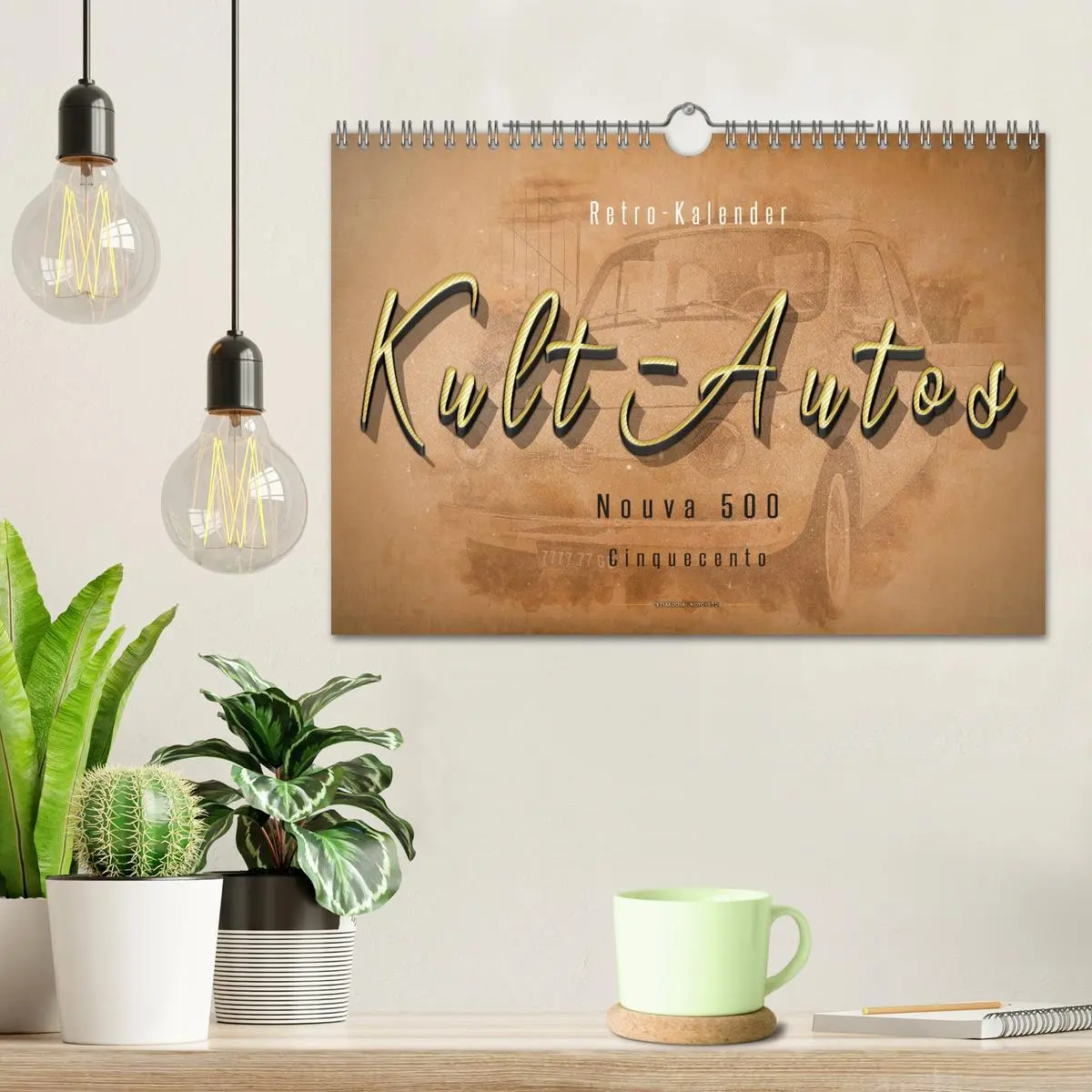 Bild: 9783457720486 | Kult-Autos, Nuova 500 (Wandkalender 2026 DIN A4 quer), CALVENDO...