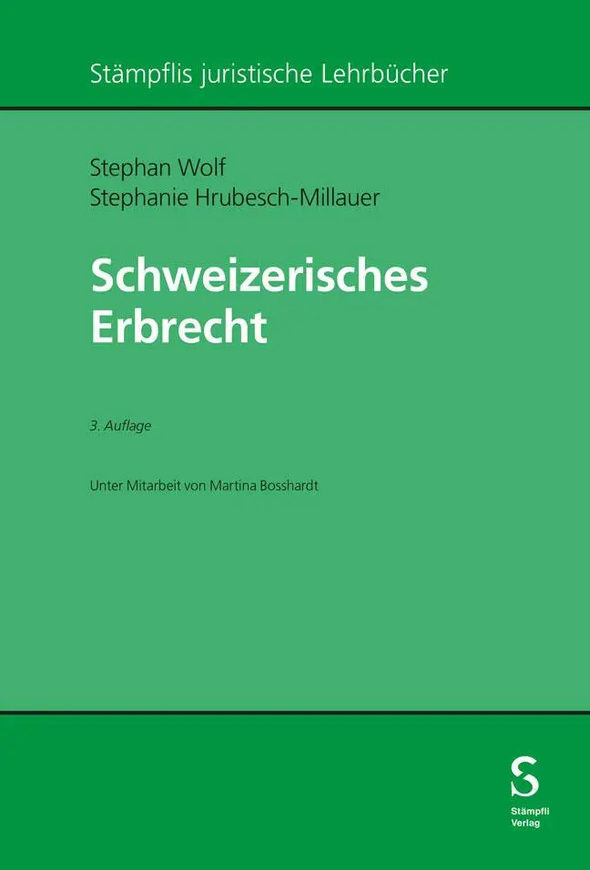 Cover: 9783727230486 | Schweizerisches Erbrecht | Stephan Wolf (u. a.) | Taschenbuch | XLVIII