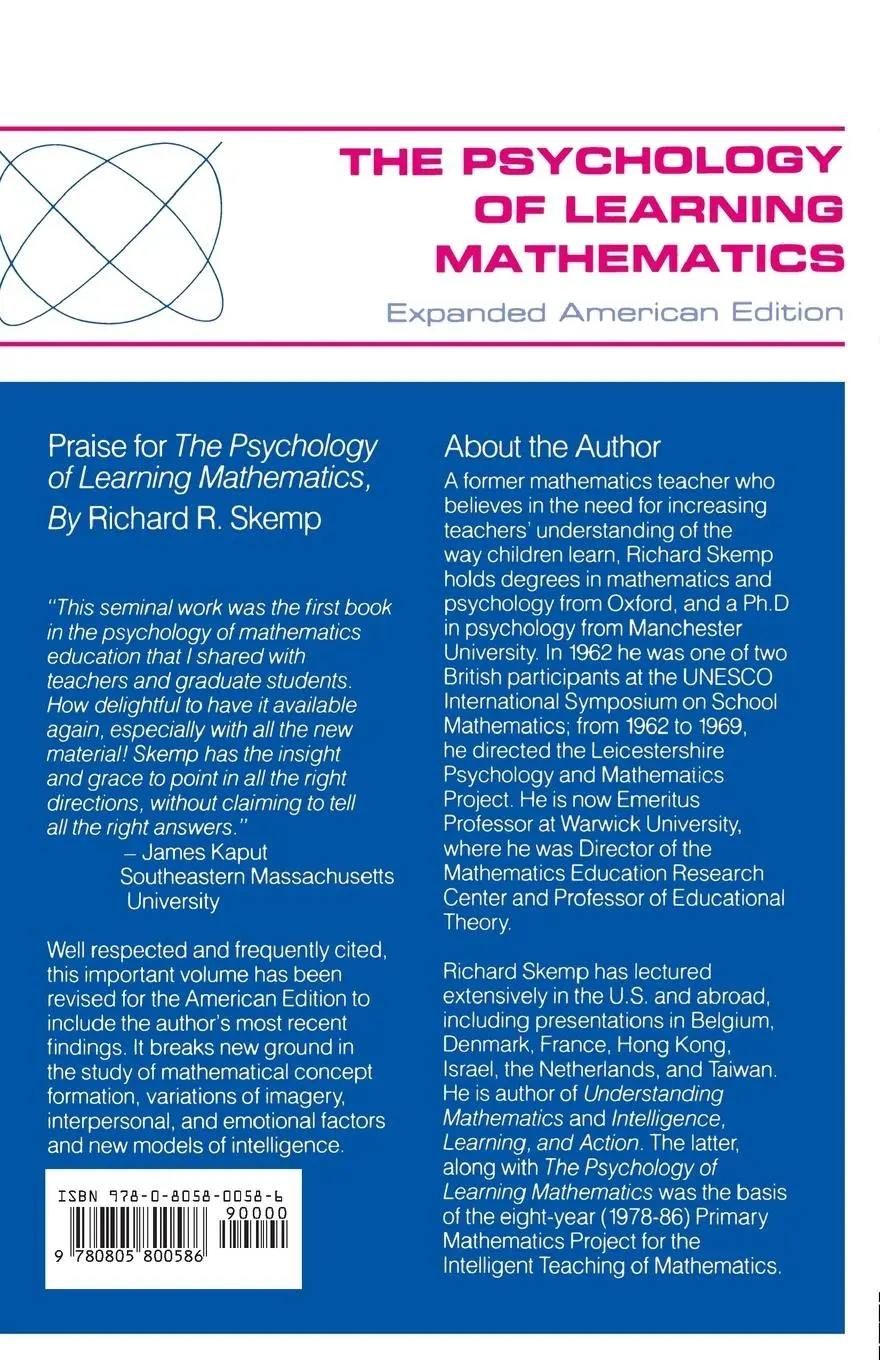 Rückseite: 9780805800586 | The Psychology of Learning Mathematics | Expanded American Edition