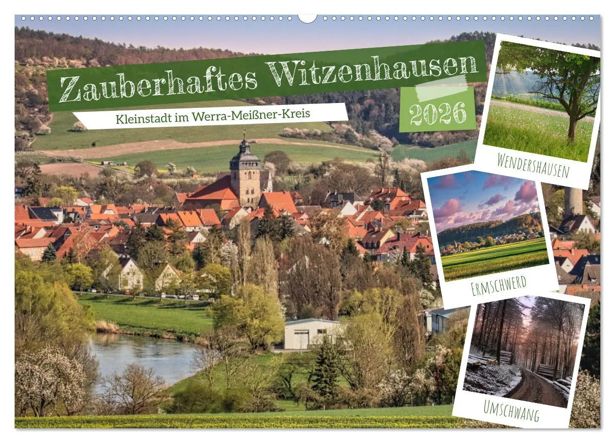 Cover: 9783457330586 | Zauberhaftes Witzenhausen (Wandkalender 2026 DIN A2 quer), CALVENDO...