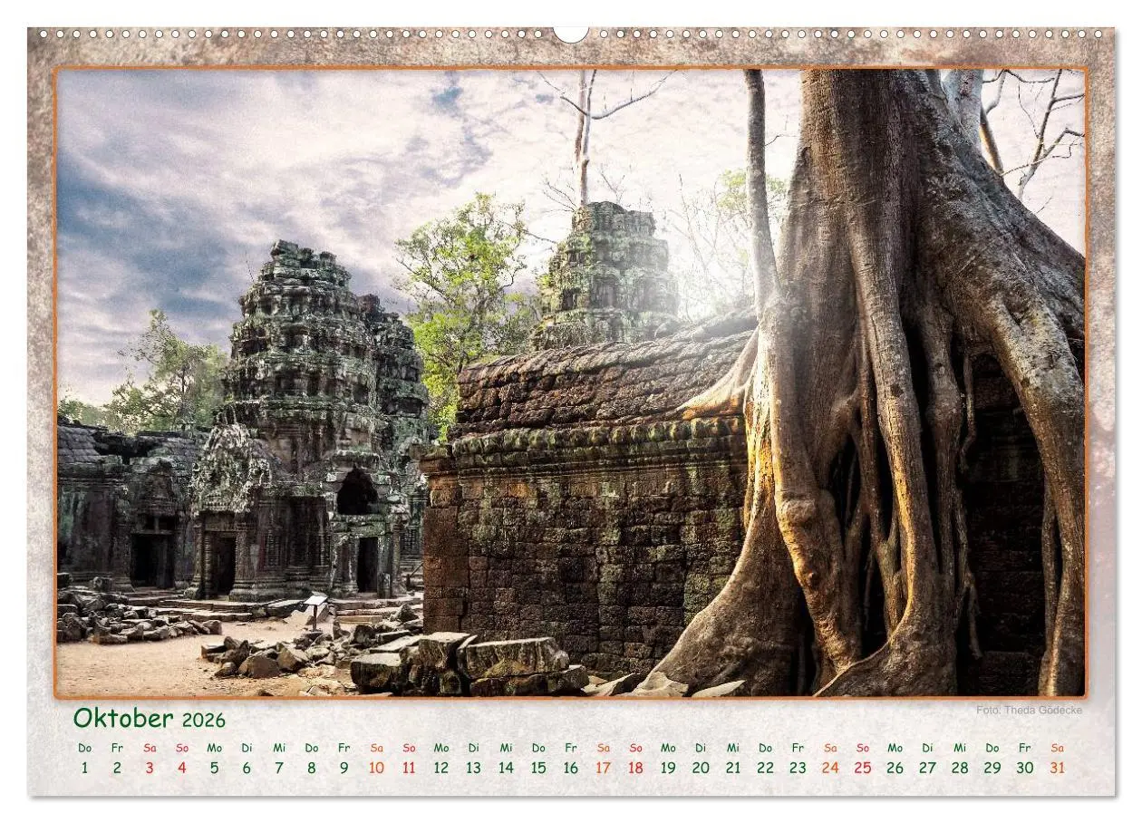 Bild: 9783457950586 | Kambodscha, Angkor Thom, Angkor Wat und Bayon (Wandkalender 2026...