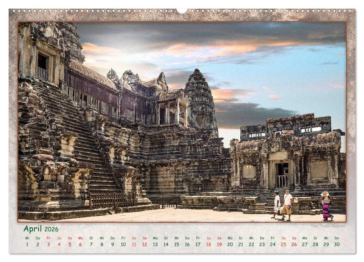 Bild: 9783457950586 | Kambodscha, Angkor Thom, Angkor Wat und Bayon (Wandkalender 2026...