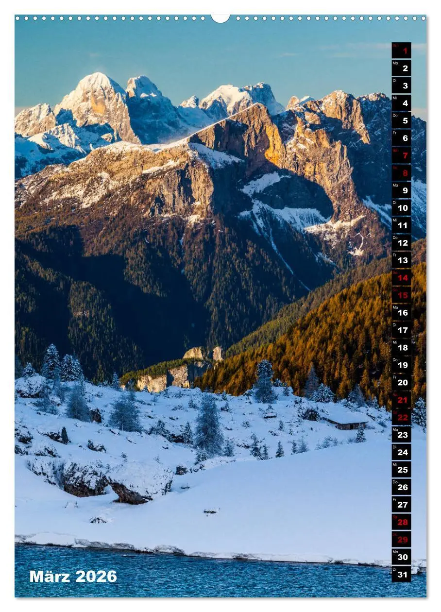Bild: 9783516420586 | Dolomiten. Italien (hochwertiger Premium Wandkalender 2026 DIN A2...