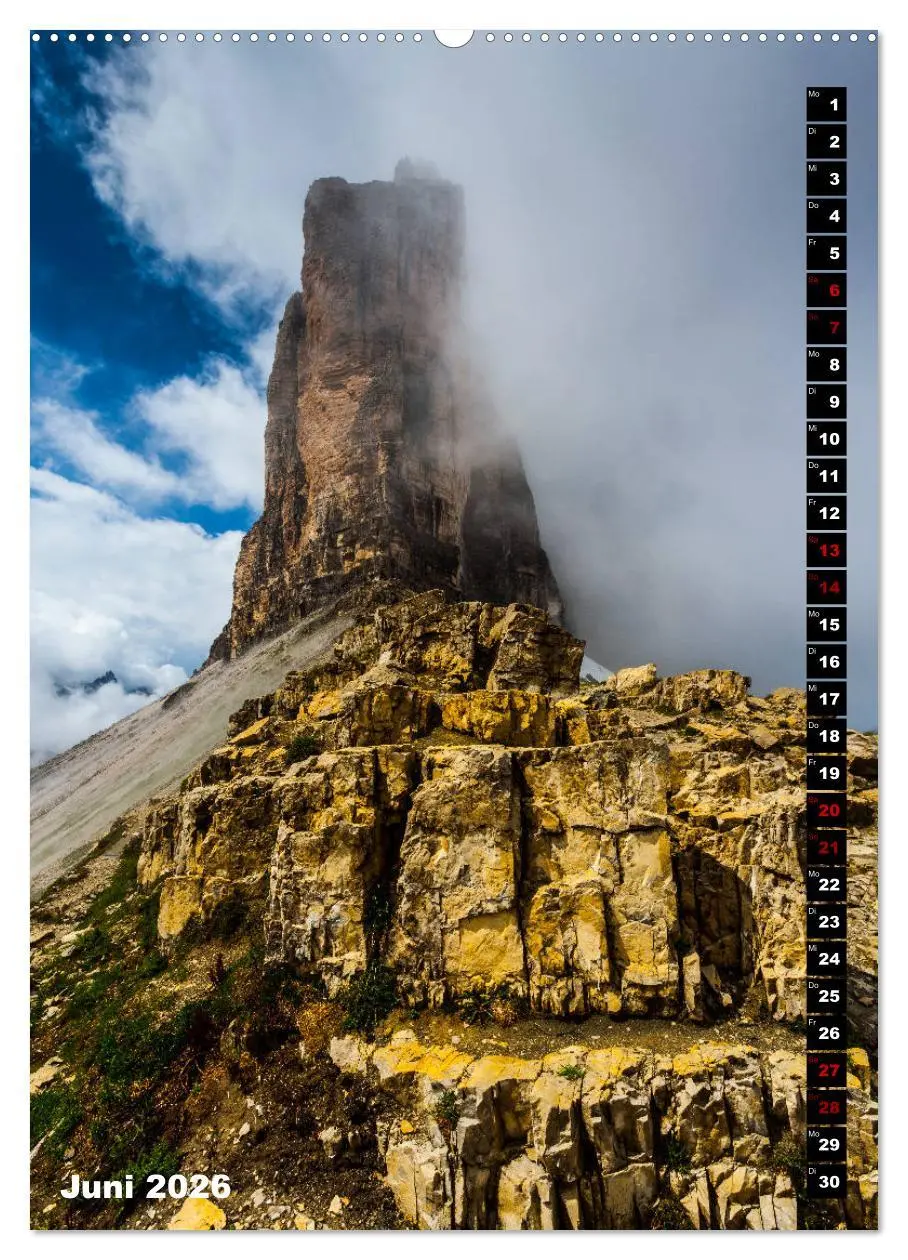 Bild: 9783516420586 | Dolomiten. Italien (hochwertiger Premium Wandkalender 2026 DIN A2...