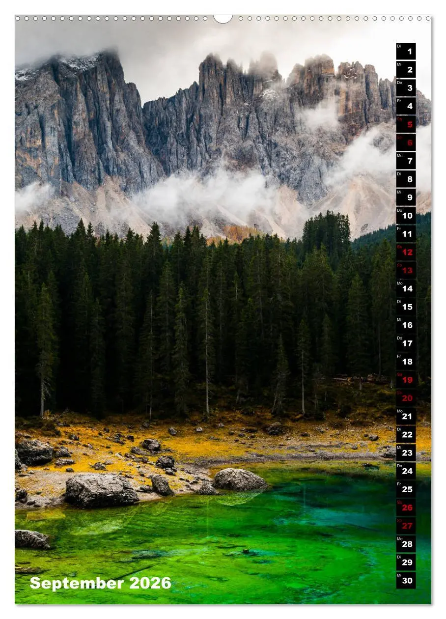 Bild: 9783516420586 | Dolomiten. Italien (hochwertiger Premium Wandkalender 2026 DIN A2...