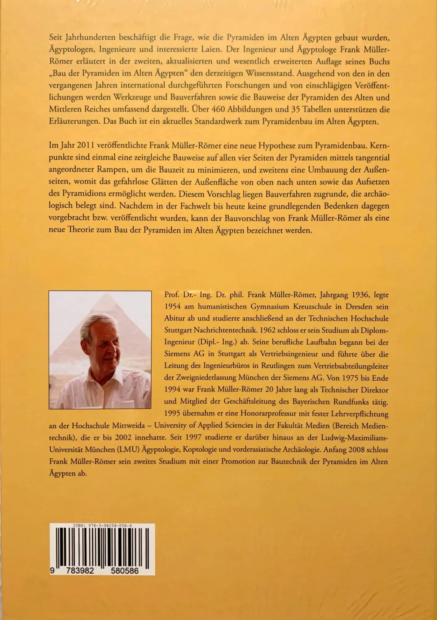 Rückseite: 9783982580586 | Bau der Pyramiden im Alten Ägypten | Frank Müller-Römer | Buch | 2024