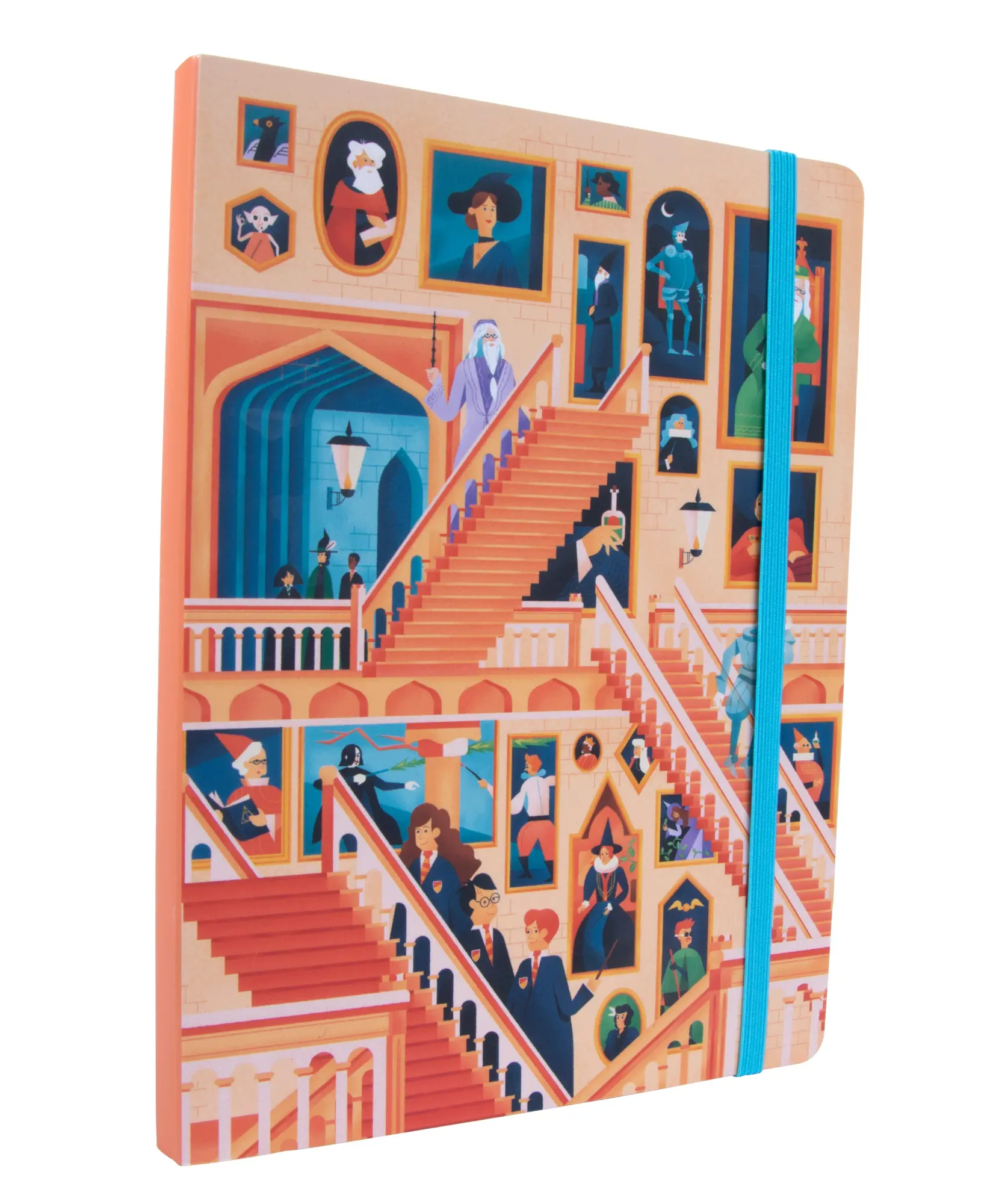 Cover: 9781647220686 | Harry Potter: Exploring Hogwarts (Tm) the Grand Staircase Notebook