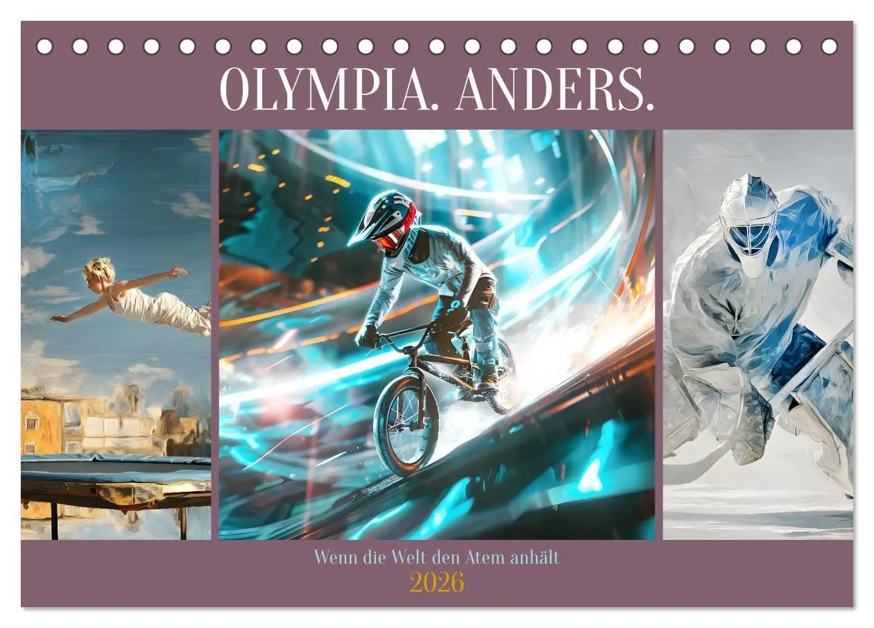 Cover: 9783516650686 | Olympia. Anders. (Tischkalender 2026 DIN A5 quer), CALVENDO...