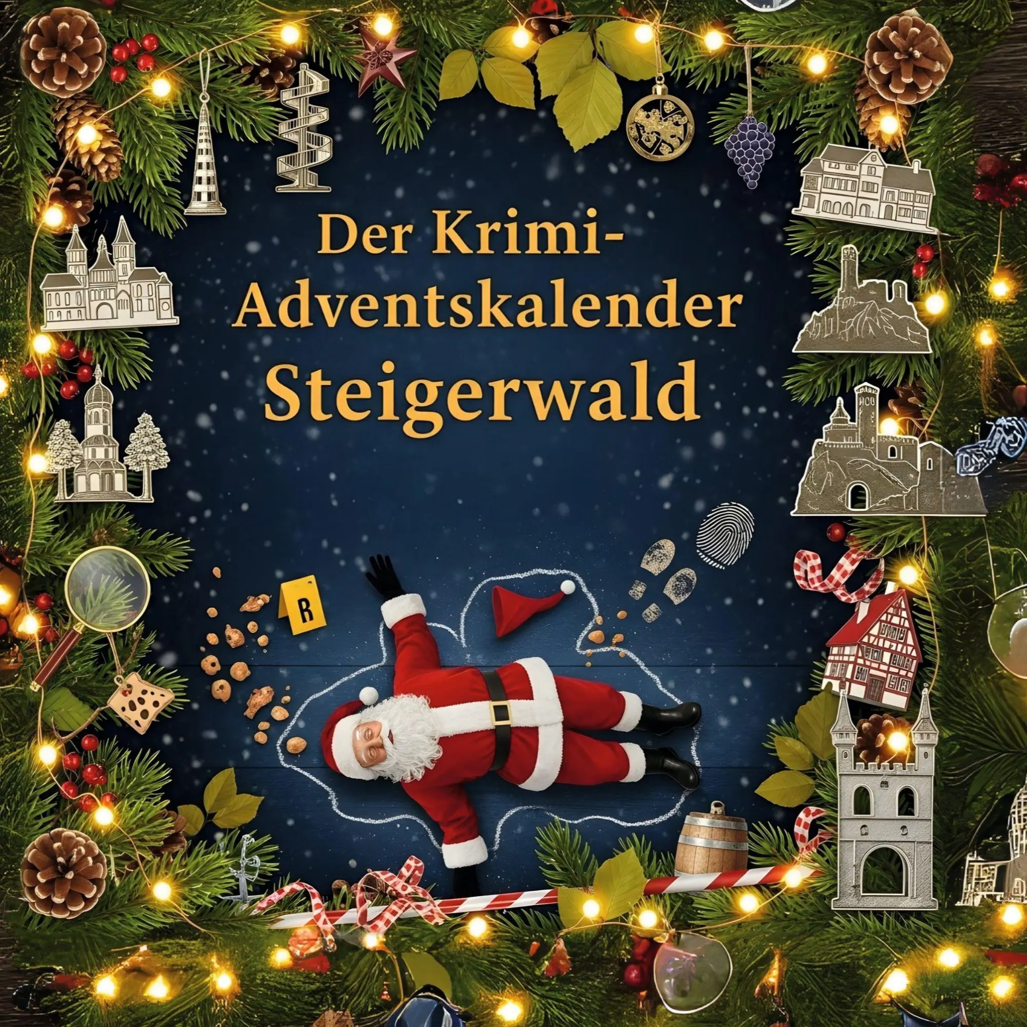 Cover: 9783695300686 | Der Krimi-Adventskalender Steigerwald | Mordsverdächtig in 24 Akten