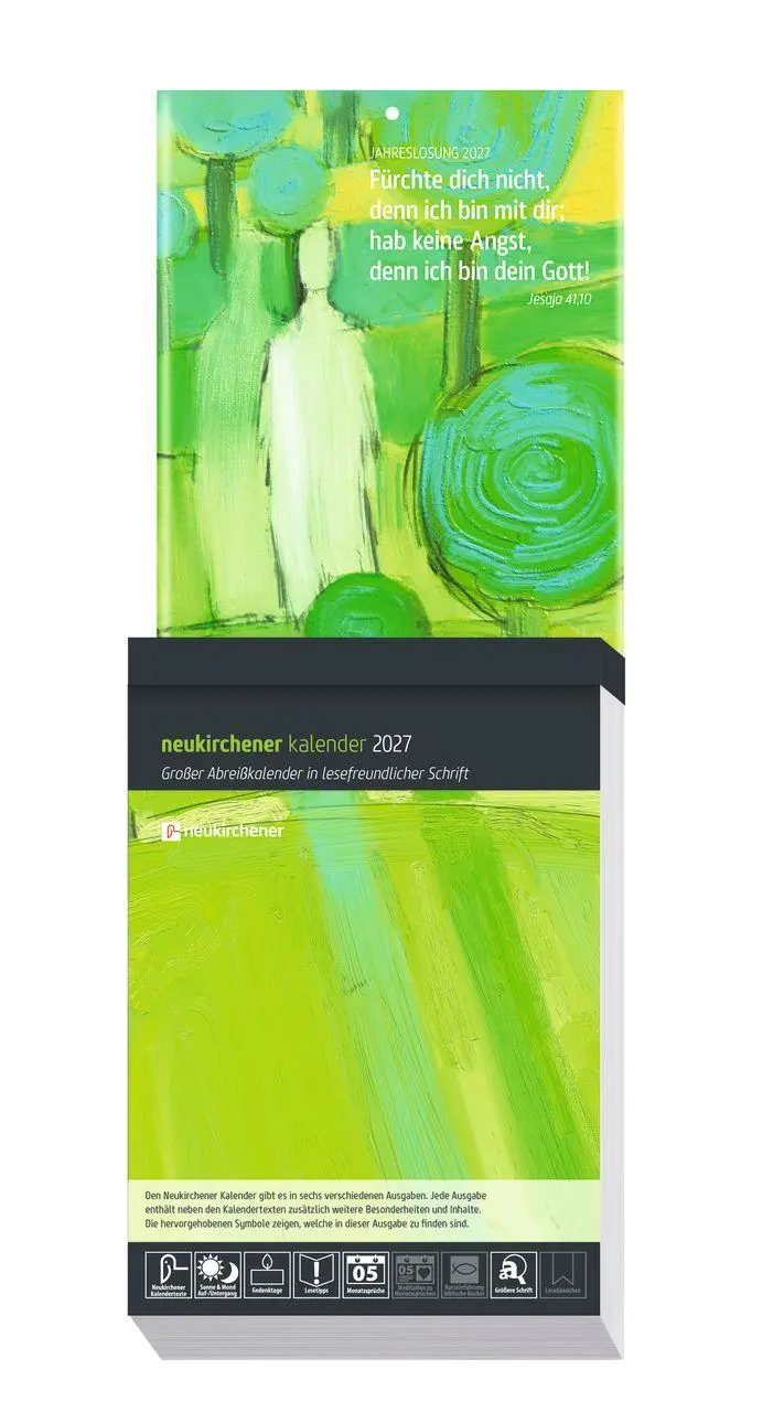 Cover: 9783965360686 | Neukirchener Kalender 2027 - Großer Abreißkalender in...