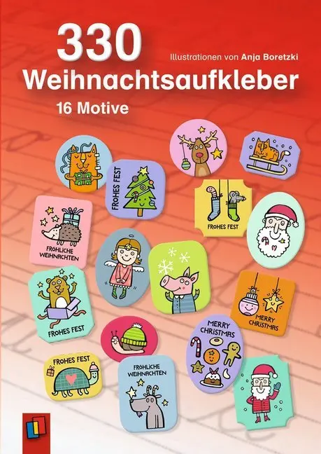 Cover: 4260217050786 | 330 Weihnachtsaufkleber | 16 Motive | Ruhr | Mehrteiliges Produkt