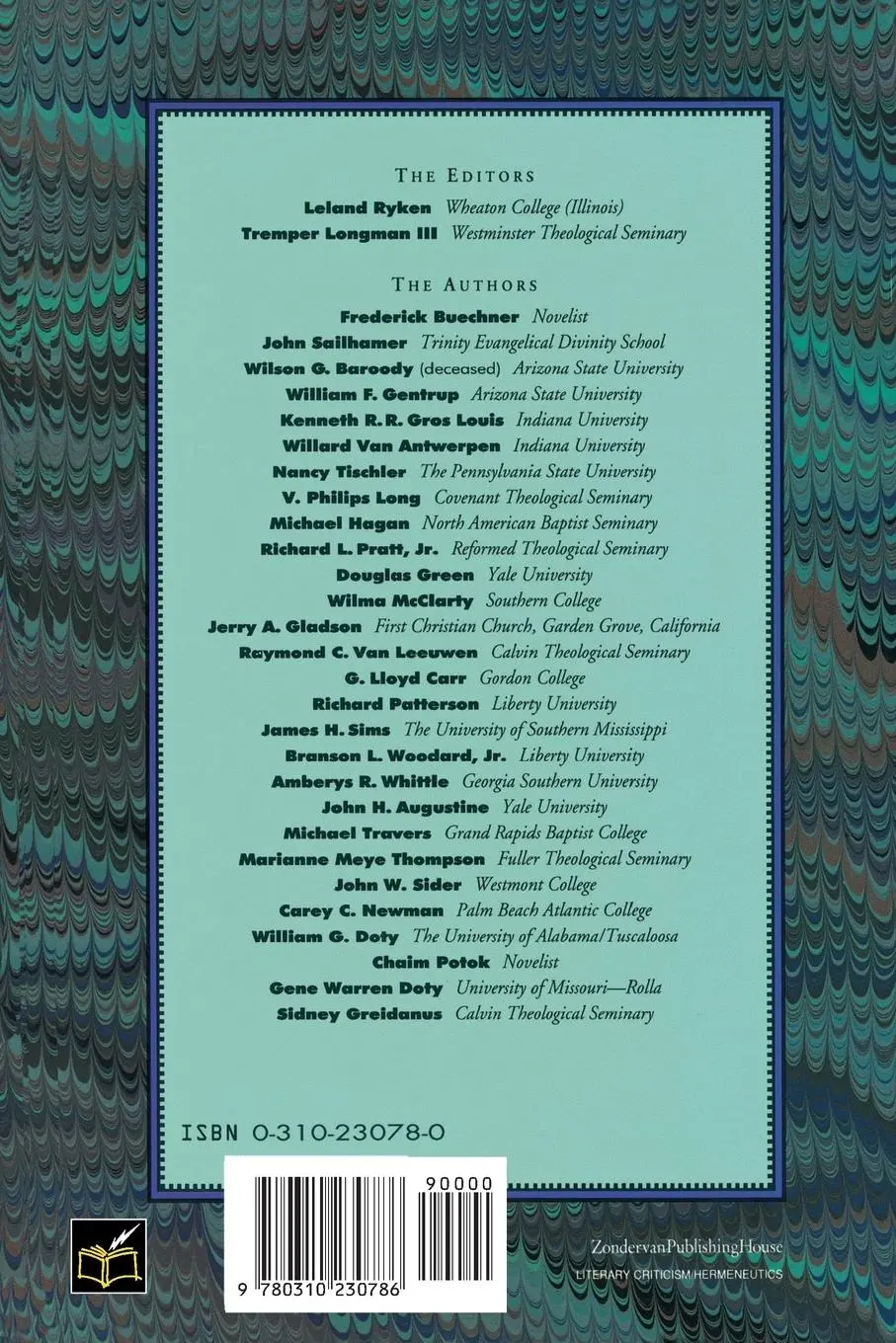Rückseite: 9780310230786 | The Complete Literary Guide to the Bible | Leland Ryken (u. a.) | Buch