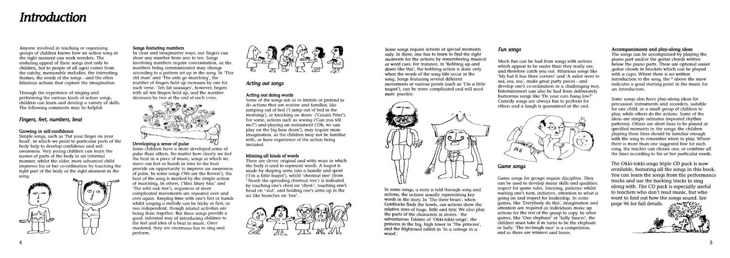Bild: 9780713640786 | Okki-Tokki-Unga | Action Songs for Children | Ana Sanderson (u. a.)