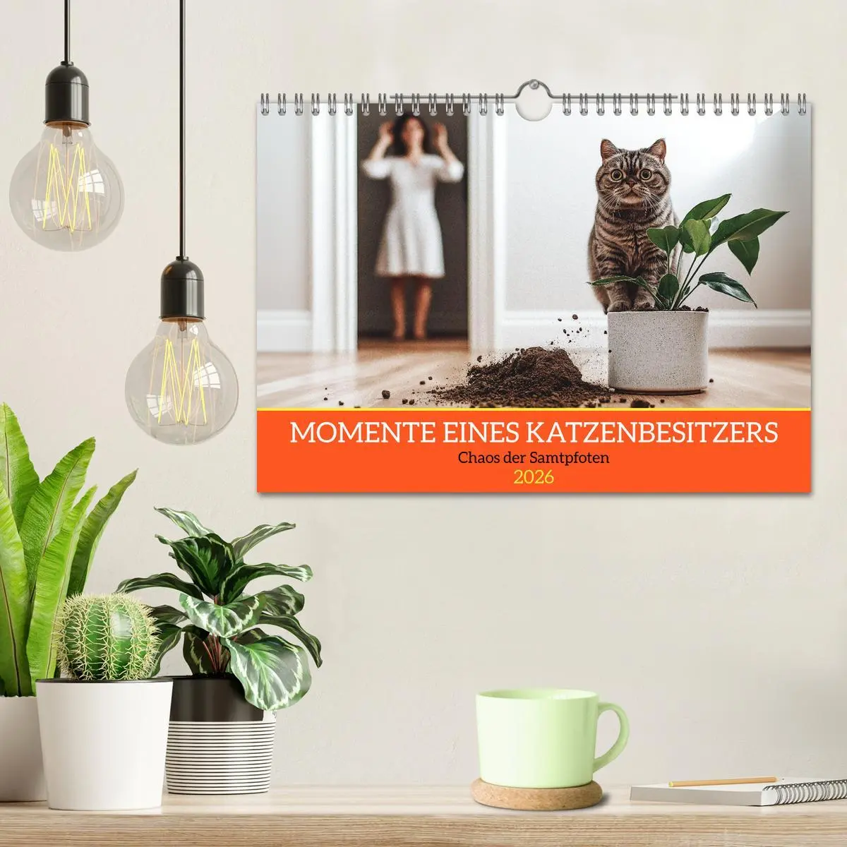 Bild: 9783457310786 | Momente eines Katzenbesitzers - Chaos der Samtpfoten (Wandkalender...
