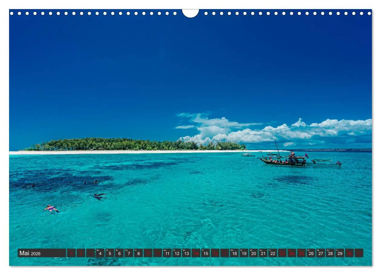 Bild: 9783457860786 | Karibu Sansibar (Wandkalender 2026 DIN A3 quer), CALVENDO...