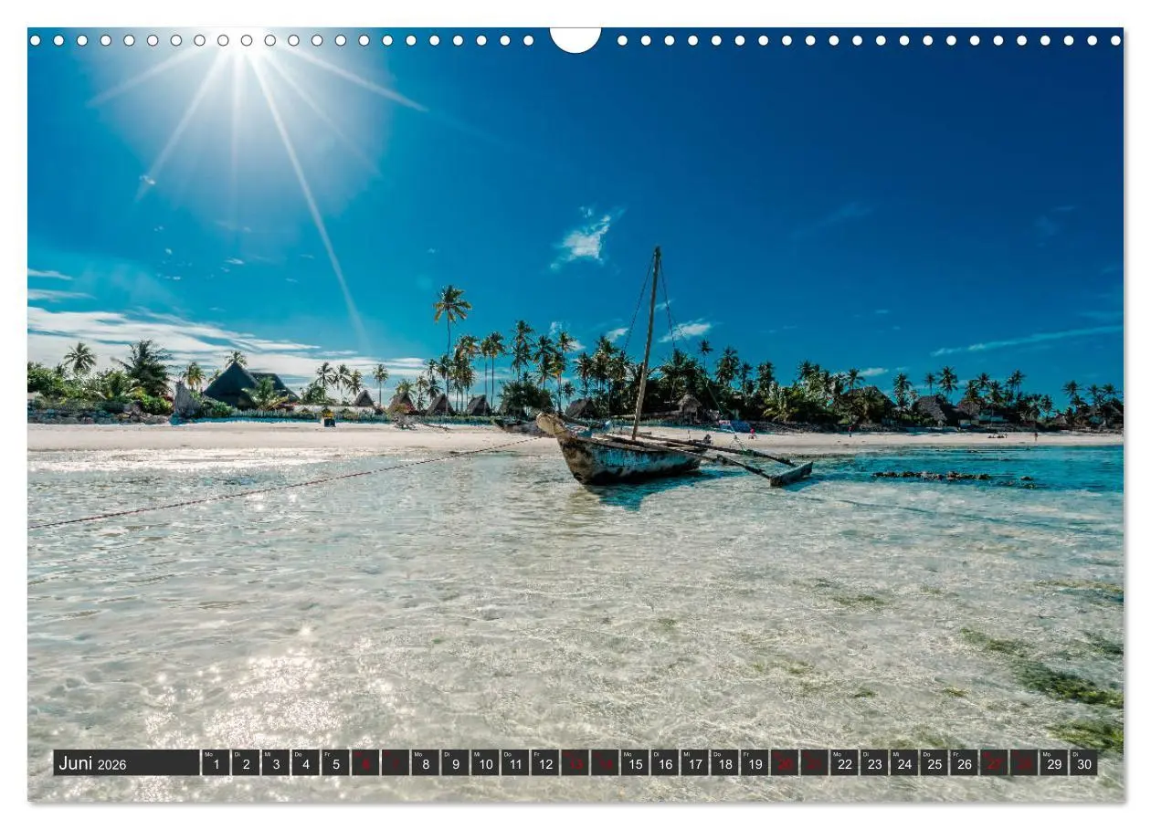 Bild: 9783457860786 | Karibu Sansibar (Wandkalender 2026 DIN A3 quer), CALVENDO...