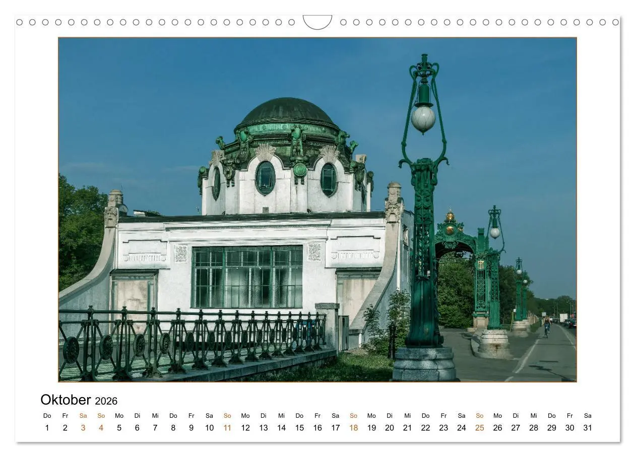 Bild: 9783457930786 | Otto Wagners Wien (Wandkalender 2026 DIN A3 quer), CALVENDO...