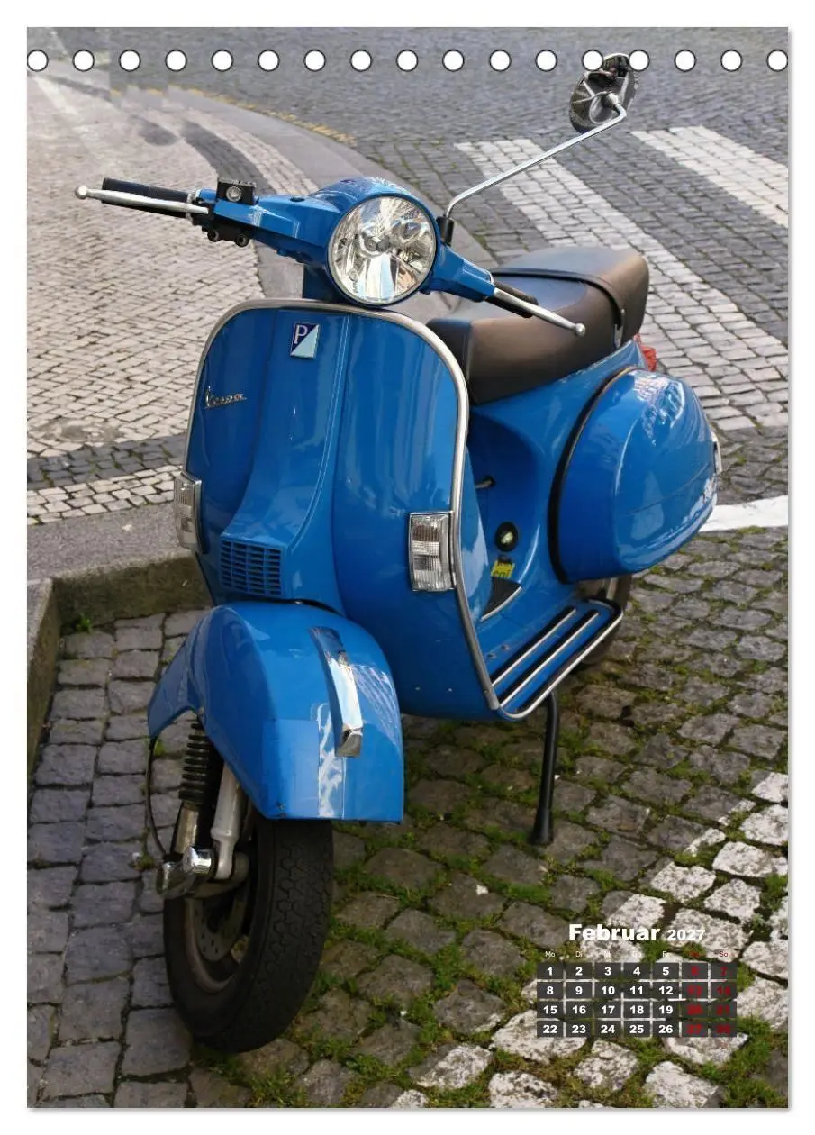 Bild: 9783569280786 | Die Liebe zur Vespa (Tischkalender 2027 DIN A5 hoch), CALVENDO...