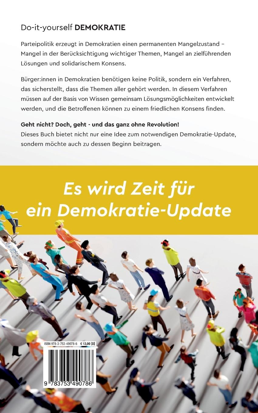 Rückseite: 9783753490786 | Do-it-yourself Demokratie | Joachim Klüver | Taschenbuch | Paperback