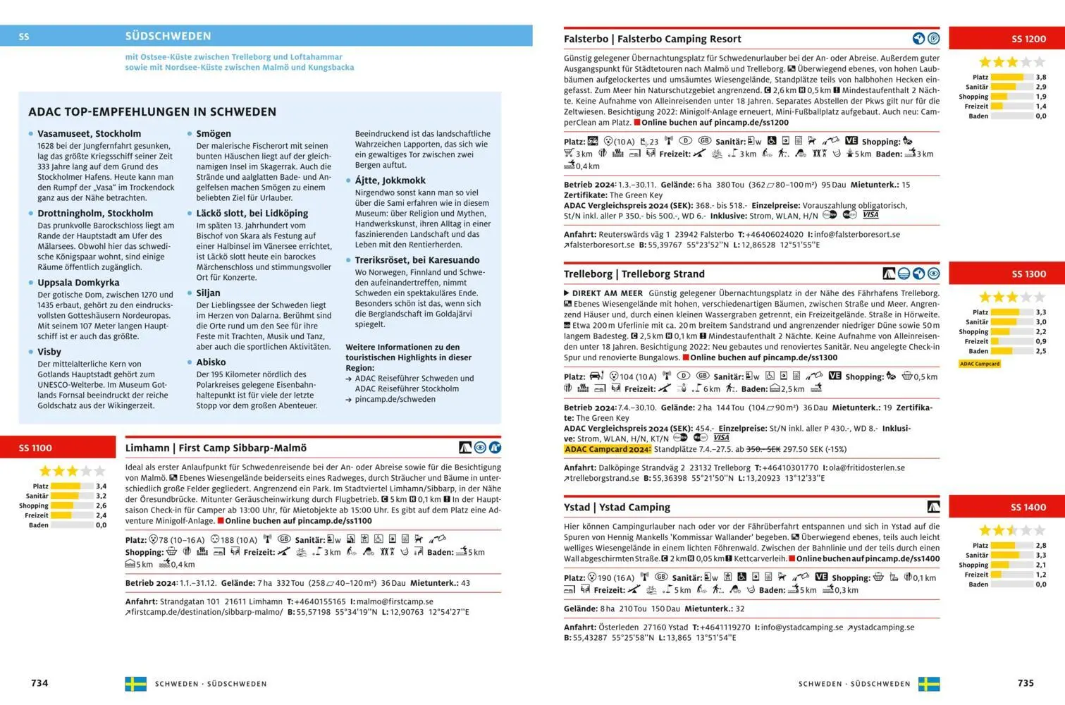 Bild: 9783986450786 | ADAC Campingführer Deutschland/Nordeuropa 2024 | Taschenbuch | Deutsch
