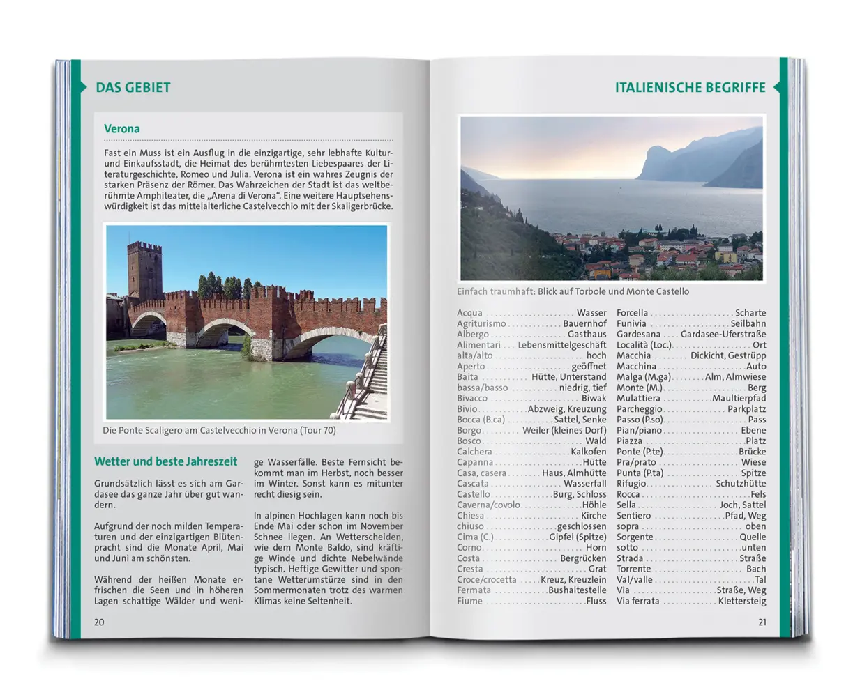 Bild: 9783991540786 | KOMPASS Wanderführer Gardasee, 70 Touren mit Extra-Tourenkarte | Buch