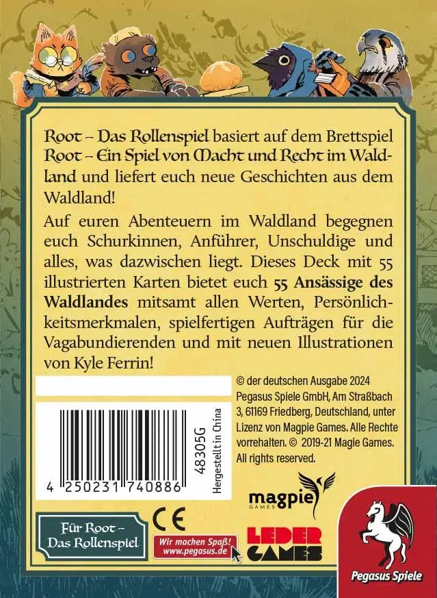 Bild: 4250231740886 | Root - Das Rollenspiel: Waldlanddeck | Spiel | 48305G | Deutsch | 2025
