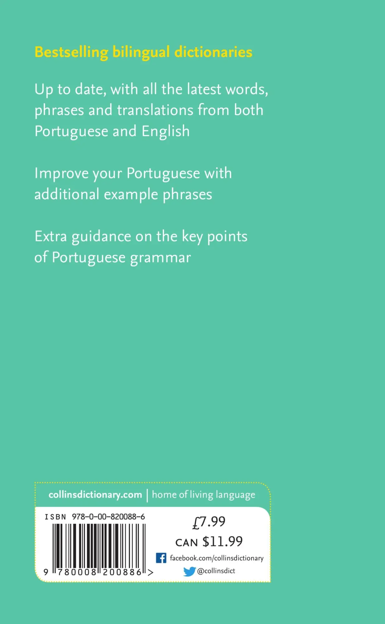 Rückseite: 9780008200886 | Portuguese Essential Dictionary | All the Words You Need, Every Day