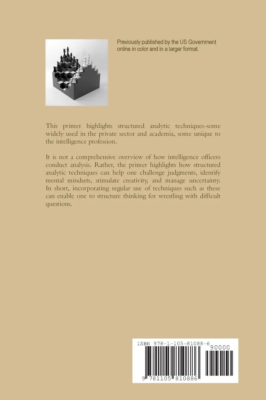 Rückseite: 9781105810886 | A Tradecraft Primer | Center for the Study of Intelligence | Buch