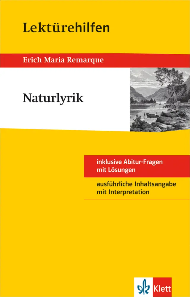 Cover: 9783129230886 | Klett Lektürehilfen Naturlyrik | für Oberstufe und Abitur | Krause
