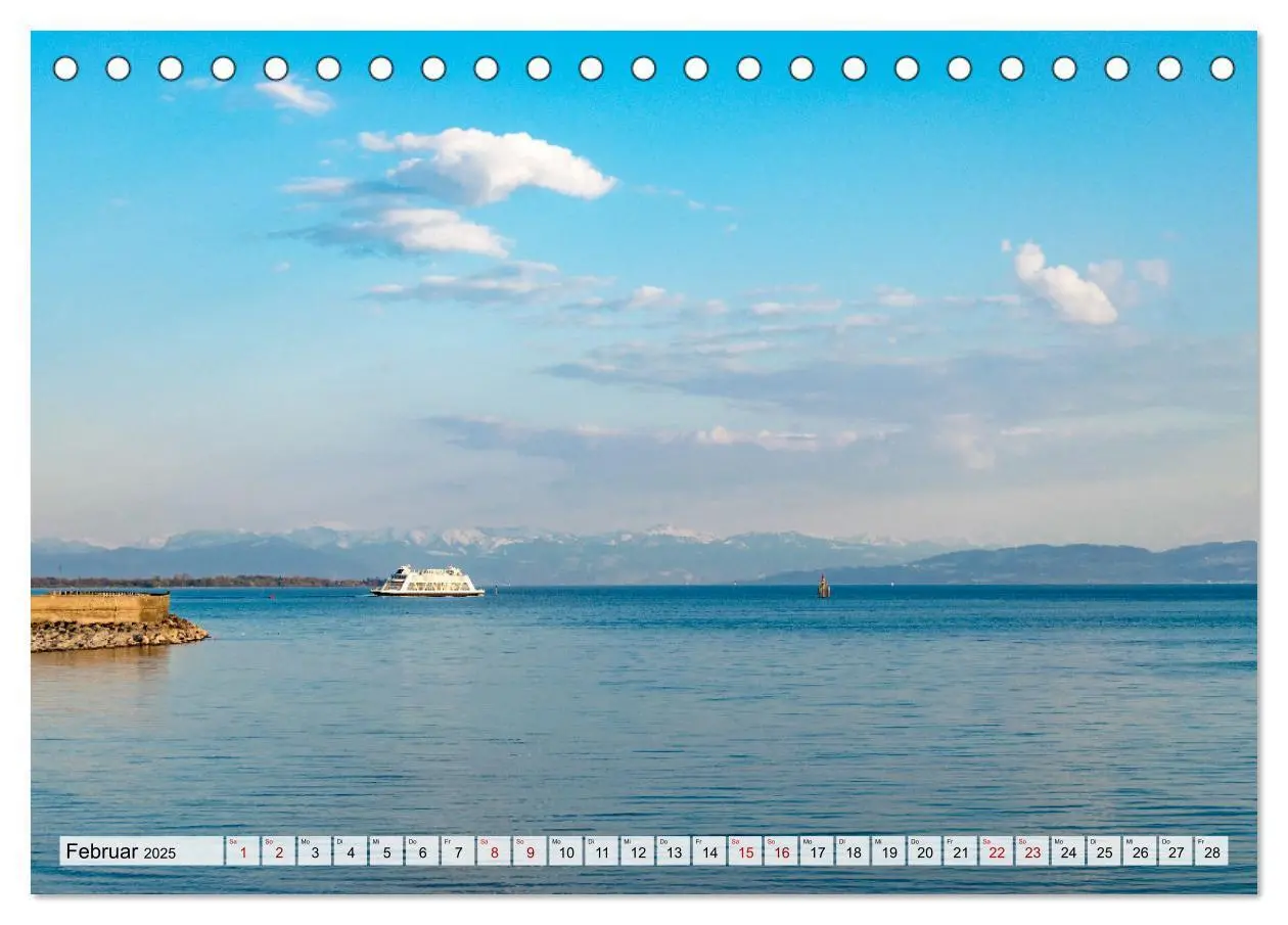 Bild: 9783435070886 | Traumhafter Bodensee (Tischkalender 2025 DIN A5 quer), CALVENDO...