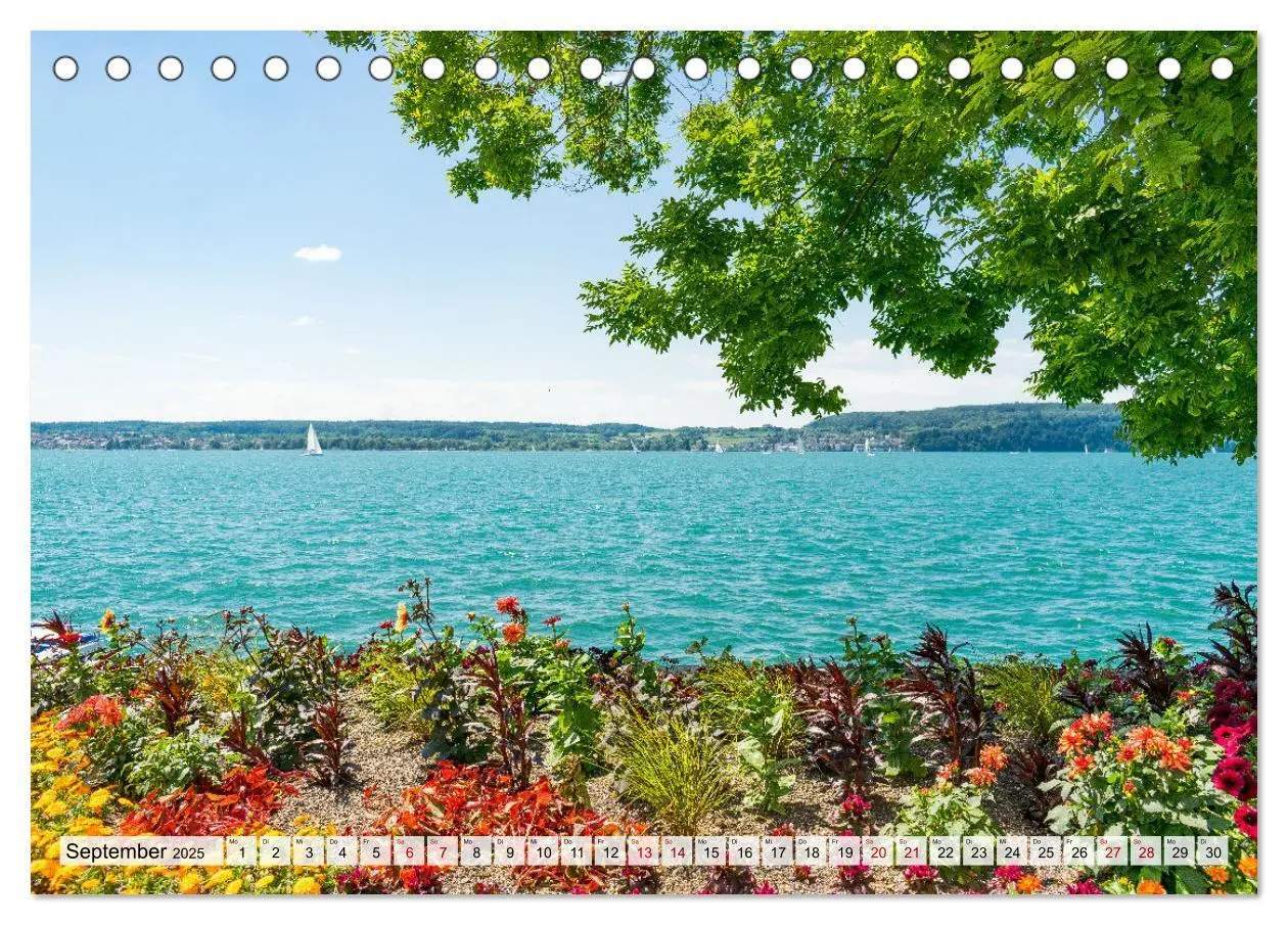 Bild: 9783435070886 | Traumhafter Bodensee (Tischkalender 2025 DIN A5 quer), CALVENDO...