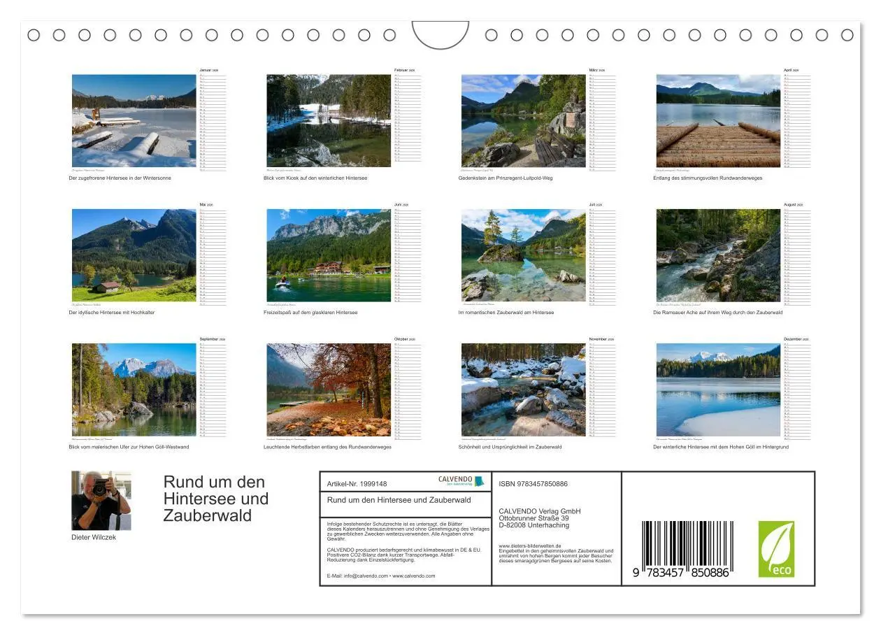 Bild: 9783457850886 | Rund um den Hintersee und Zauberwald (Wandkalender 2026 DIN A4...