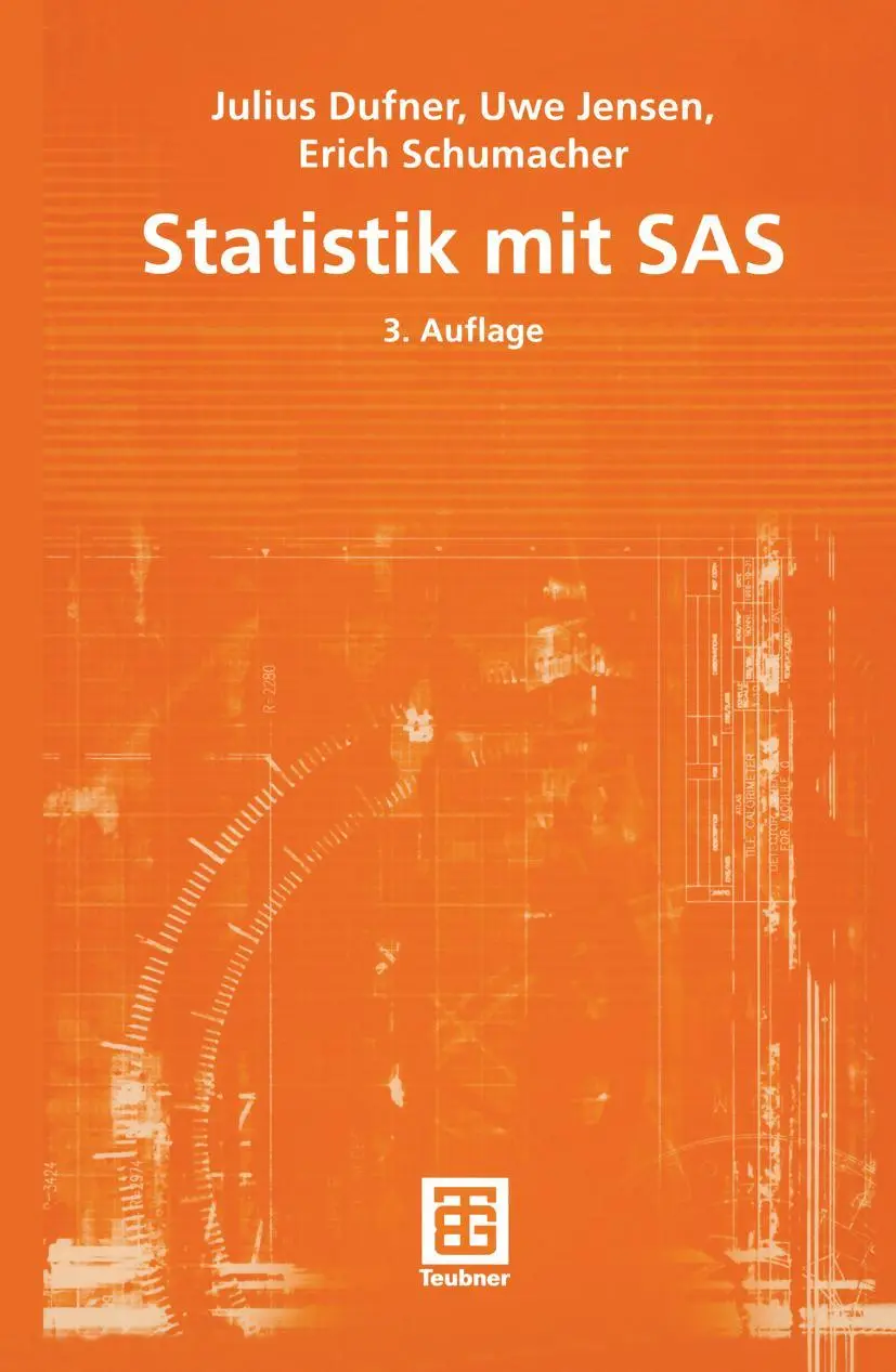 Cover: 9783519220886 | Statistik mit SAS | Julius Dufner (u. a.) | Taschenbuch | 390 S.