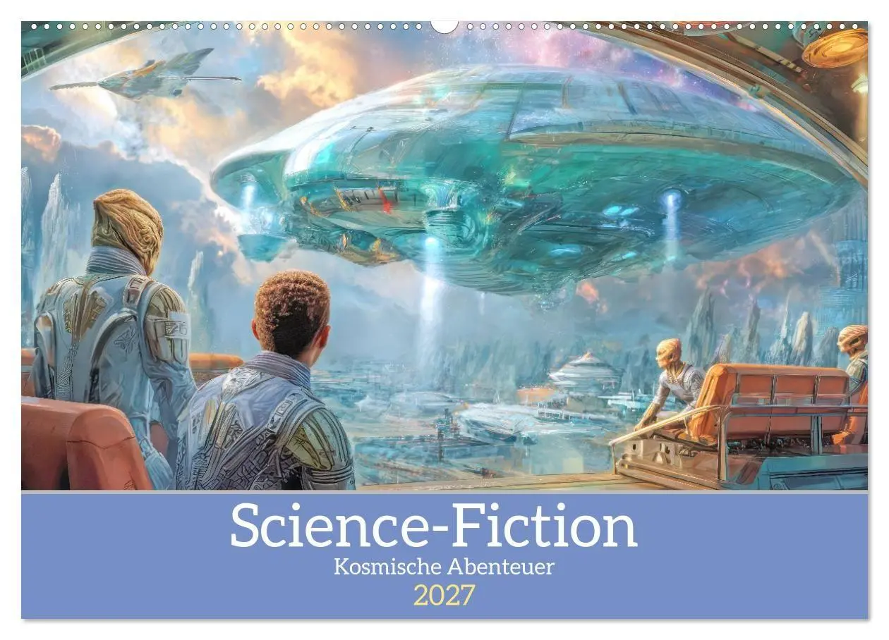 Cover: 9783569410886 | Science-Fiction - Kosmische Abenteuer (Wandkalender 2027 DIN A2...