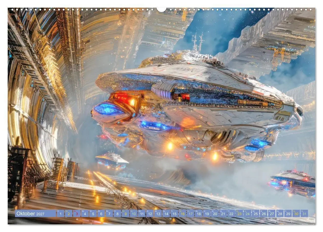 Bild: 9783569410886 | Science-Fiction - Kosmische Abenteuer (Wandkalender 2027 DIN A2...